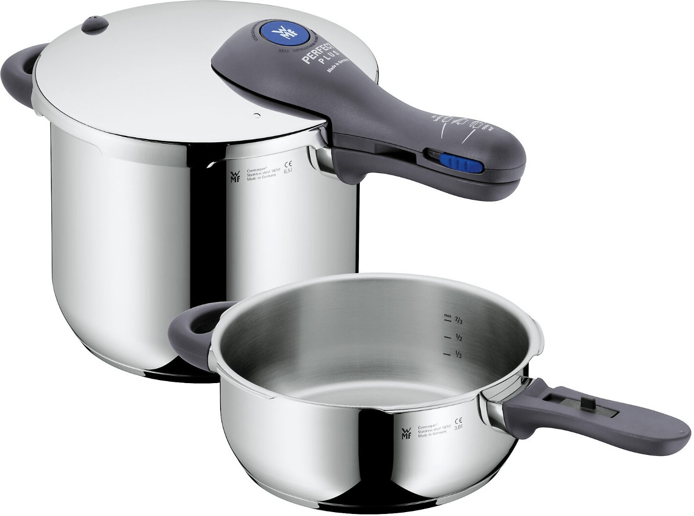 زودپز 3 و 6.5 لیتر وی ام اف آلمان - مدل WMF Perfect Plus مناسب پخت سریع و سالم غذا